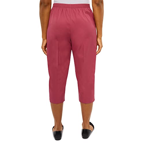 Alfred Dunner Women's Petite Enriched Classic Capri Pant2