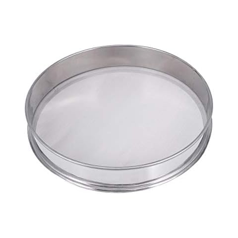 OUNONA Stainless Steel Herbal Pollen Hash Extractor Stackable Sifter 100 Micron Shaker Cover