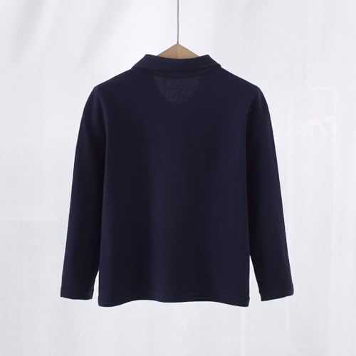Polo Shirt Long Sleeve Shirt for School Girls Boys Polo Shirts4