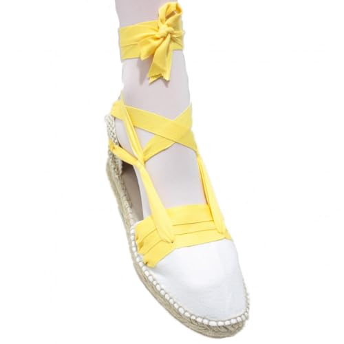 Sachets traditionnels motif 3 veines jaune citronnier 41 EU : l'idée cadeau artisanale idéale