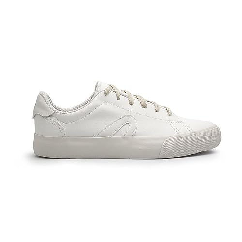 Tenis Rainha York, Casual Unissex, Branco/Bege, 38