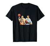 Retro Plato and Aristotle Playing Basketball Gift Men Boy T-Shirt