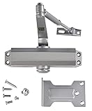 Light/Medium Duty Commercial Door Closer - LYNN HDWR #LH5003 (US26D Aluminum) Surface Mounted, Cast...
