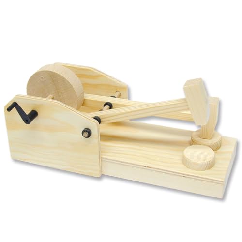 matches21 HOME & HOBBY Hammerwerk Funktionsmodell DIY Holz Bastelset für Kinder ab 11 Jahren Technik-Bausatz