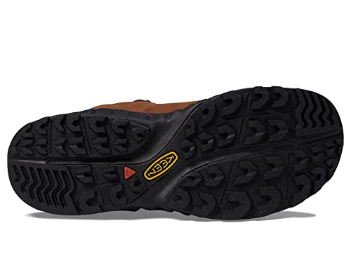 KEEN KEEN Men's NXIS Explore Mid Height Waterproof Fast Packing Hiking Boots, Bison/Campsite, 10.5 US