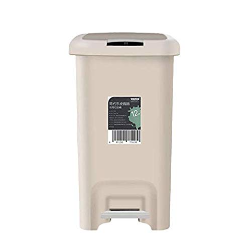 Poubelle à pédale cuisine maison couverte 8L pour chambre et salle de bain