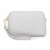 ZMDB Handtasche Damen Klein Umhängetasche Damen PU Leder Handytasche mit Handgelenkband & Verstellbar Abnehmbar Schultergurt, Schultertasche Damen Tasche Reißverschluss Crossbody Bag