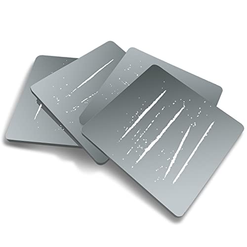 Funny Line Coasters - 4 Pack Bar Coasters for Party, Pub, Man Cave, Home Decoration or College Dorm Room