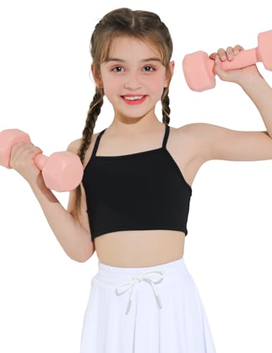 Girls Sports Bra Spaghetti Strap Y Back Training Bras for Teens Racerback Yoga Comfort Crop Top4