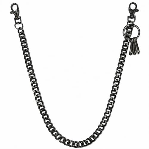 Image of Pants Chain - Wallet Chains for Men Women, Punk Gothic Belt Chain Jean Chain with Lobster Clasps,Metal Chain for Jeans, Wallet, Purse, Bag