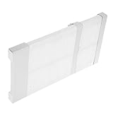 FUNNETOYU Estante Extensible Ajustable para Armario Estante de Tensión para Almacenamiento Cocina y Dormitorio Balda Extraíble para Guardarropa