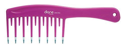 Diane Mebco Handle 8.75 Inch Pick Comb Magenta 1 piece
