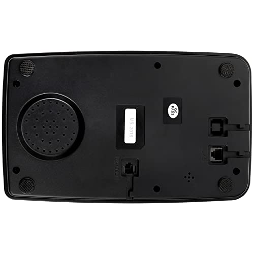 Teléfono fijo rotativo retro Dicunoy estilo clásico negro miniatura 4