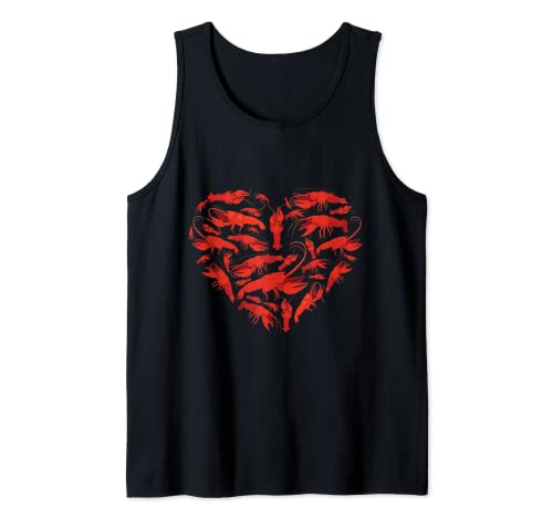 lobster love heart crawfish sea food men women kids gift Camiseta sin Mangas