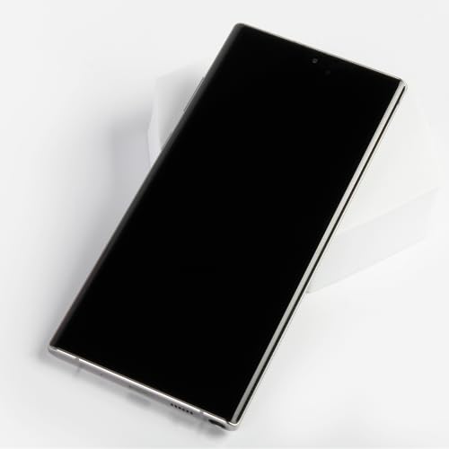 Note 10 Plus 5G OLED LCD Display +Aura White Frame for Samsung Galaxy Note10+/5G SM-N975U N975W N976U 6.8" LCD Screen Display Replacement Touch Digitizer Assembly Kit