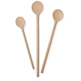 🌱 𝗨𝗠𝗪𝗘𝗟𝗧𝗙𝗥𝗘𝗨𝗡𝗗𝗟𝗜𝗖𝗛𝗘𝗦 𝗡𝗔𝗧𝗨𝗥𝗣𝗥𝗢𝗗𝗨𝗞𝗧: Die holz Kochlöffel sind unbehandelt und anfänglich etwas rau werden aber mit der Zeit eine schöne Patina anlegen. Unsere Küchenhelfer werden zu 100% in EU-Familienbetrieben gefertigt. Wir verarbeiten ausschließlich unbehandeltes heimisches Holz aus nachhaltig bewirtschafteten Wäldern.