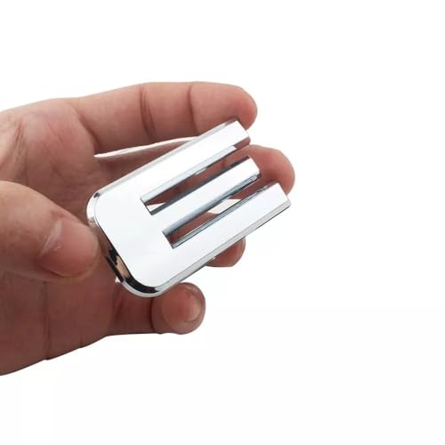 Image of Door Side Left Right Badge Emblem Replacement for 2007-2020 Denali 2PCS (Silver)
