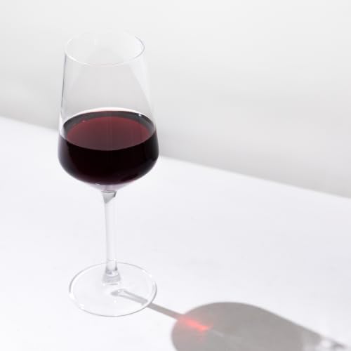 Image of Sipologie Essential Wine Glass - 400ml | Wine Glass for Everyday use | Red Wine Drinking Glass | Set of 2