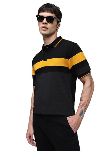 Image of Dennis Lingo Men's Cotton Solid Slim Fit T-Shirt
