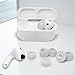 Replacement Foam Ear Tips for AirPods Pro 3, Soft Eartips for AirPods Pro 3rd Generation 2025, Anti-Slip, Pressure-Free, Fits Charging Case, 3 Pairs (S/M/L, Gray)
