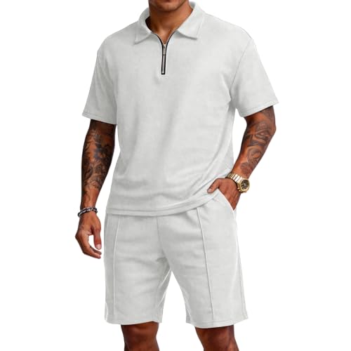 Generico Completo Estivo Uomo, Completo Tennis, Matrimonio Eleganti Estivo Polo