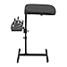 Advanced Tattoo Armrest Holder, Arm Rest Stand With Workbench With 4 Wheels (All With Brakes), Adjustable Height & Angle Arm Rest Stand For Beauty Salons, Studios, Dental Clinics, Tattoo Shops Etc