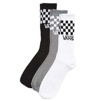 Vans Logotipo Classic Check Crew, negro/blanco, L, negro/blanco, L | Ya disponible en tu tienda friki favorita! En mundofriki.es!