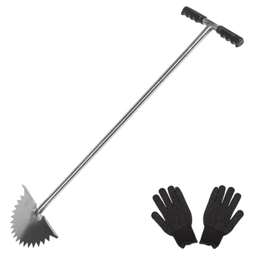 INOOMP Versatile Yard Tool Edger Lawn Tool T-Shape Grip Handle Manual Edger for Grass Maintenance