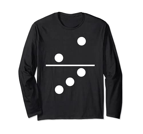 Domino Two Three Matching Halloween Group Cute Costumes 2-3 Maglia a Manica