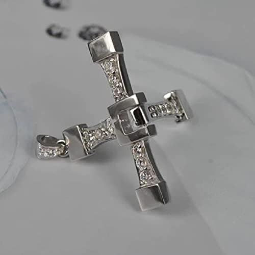 Kashasin Dominic Toretto's Cross Pendant Necklace Titanium Steel Hip-hop Necklaces Gift for Men and Women Furious Movie Fans - Image 4