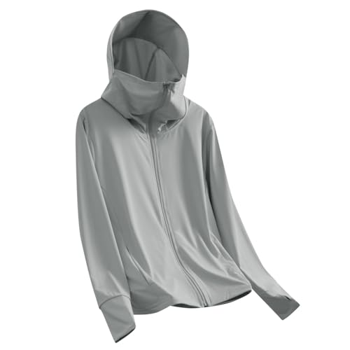 Kids Zip-Up Hoodie Girls Boys UPF50+ Sun Protection Jacket Hooded Cooling Shirt Summer Outfits for 3-16 Years