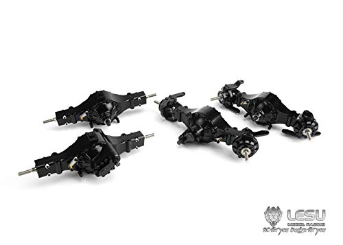 LESU 8 x 8 Differentialsperre für Vorder- und Hinterachsen, Metall, für RC 1/14 Traktor LKW-Zubehör