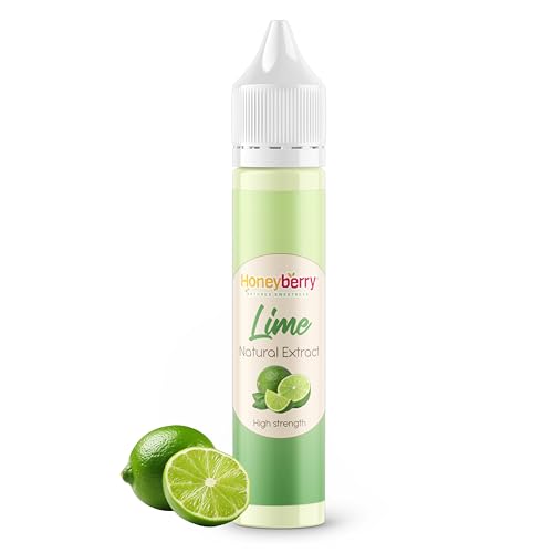 HONEYBERRY Extrait Naturel Alimentaire – Arôme Pur et Hautement Concentré – Extrait Liquide pour Pâtisserie, Cuisine et Boissons – Sans Additifs...
