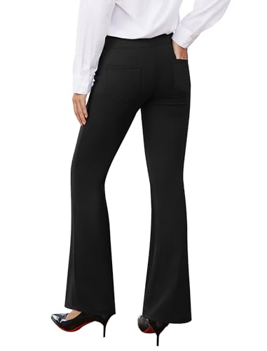 Womens Dress Pants Stretchy Work Pants Business Casual Slacks with 4 Pockets Pull On Office Trousers2