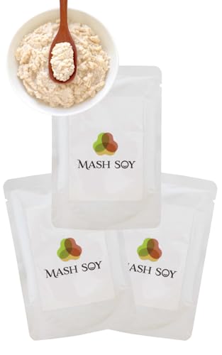 MASH SOY マッシュソイ 北海道産 まるごと大豆 ペースト状 お試しセット 80g×3袋 低糖質 糖質制限 無添加 トライアル
