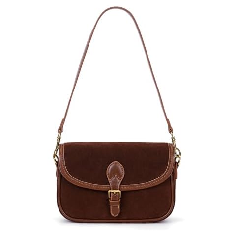 YFGBCX Small Shoulder Bag Crossbody Purse for Women Suede Bag 2024 Fall Purse Suede Handbag Satchel Purse Cover