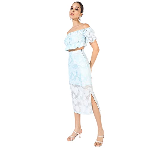 Image of Campus Sutra Women's Co-Ord Set For Casual Wear | Polyester Breathable Fabric Clothing Set Crafted With Comfort Fit And High Performance For Everyday Wear |