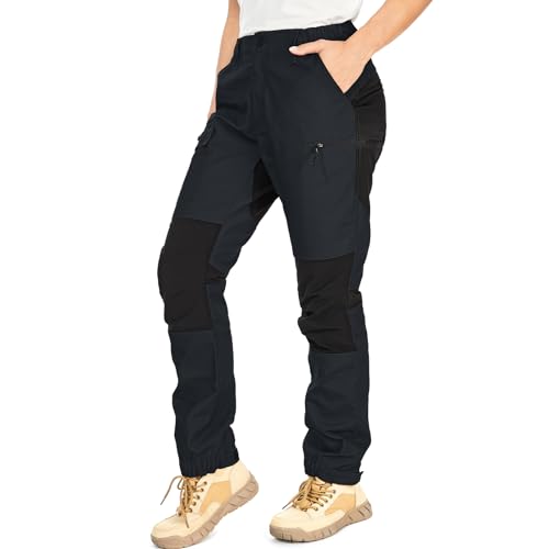 Pantalon de randonnée pour femme gris XL durable et respirant pour le trekking en extérieur