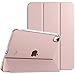 Price comparison product image TiMOVO Case for iPad Mini 7 A17 Pro 8.3-inch 2024, iPad Mini 6th Generation Case, Slim Translucent Hard Back Folio Cover Support Touch ID & Apple Pencil Charging, Auto Wake/Sleep - Light Pink