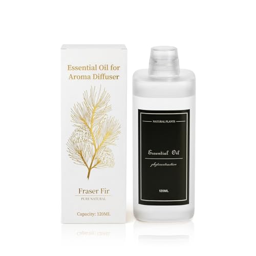 CoreFavor 4.06 fl oz (120ml) Diffuser Oil for Home Fragrance Diffusers, Plant-Based & Alcohol-Free, Hotel Collection Essential Oil for Bedroom, Bathroom, Office, Car (Cedar)