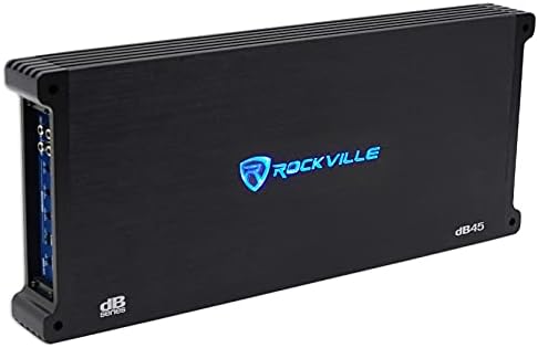 Rockville dB45 3200W 4-Channel 2-Ohm Car Amplifier, High-Spe