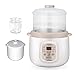Price comparison product image Electric Stew Pot 1 L Ceramic Liner Slow Cooker, Household Multi-Function Cooking Pot With 24H Smart Appointment Function For Serves Small Families,White+B