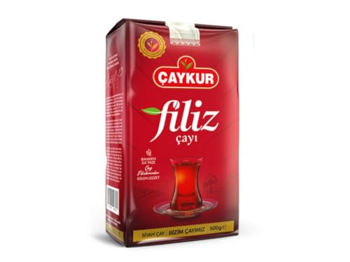 ÇAYKUR Filiz Black Tea, First Harvest Golden Tips, Loose Leaf Premium Tea, Best Flavor 500g / 17.6 Oz