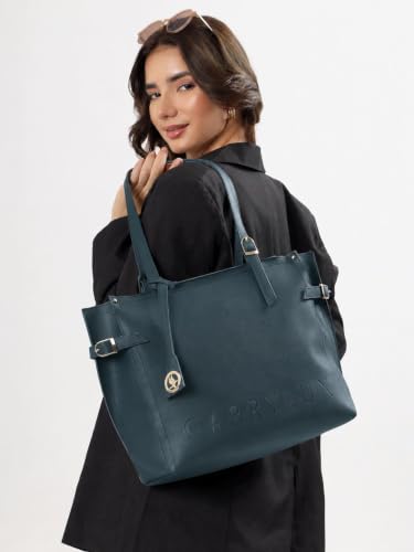 Image of Carrylux Soft PU Textured Tote Bag for Women