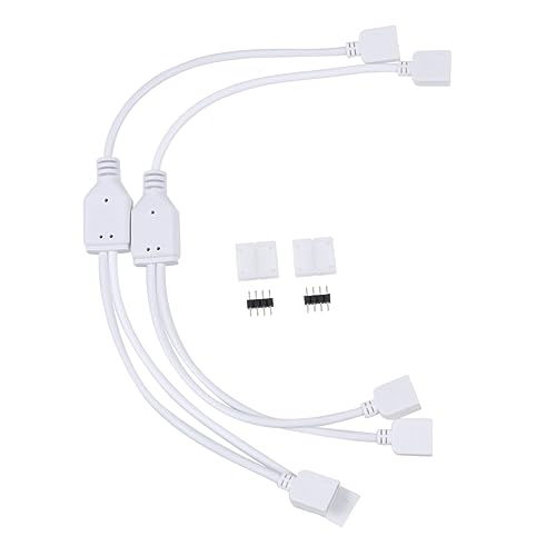 OUNONA 1 Set LED Strip Connector Kit Solderless Connection Line for RGB Strip Lamps Easy Installation No Tools Required for Decoration and Illumination