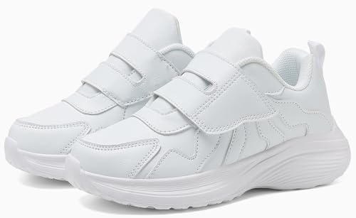 Little Girls White Sneakers Boys Running Shoes Comfortable Casual Training Low Top Kids School Shoes 13