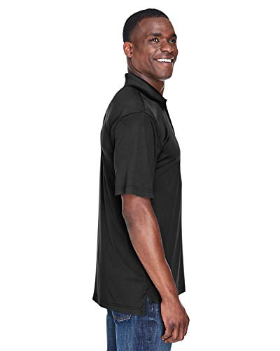 UltraClub Men's Cool & Dry Sport Interlock Polo Shirt2