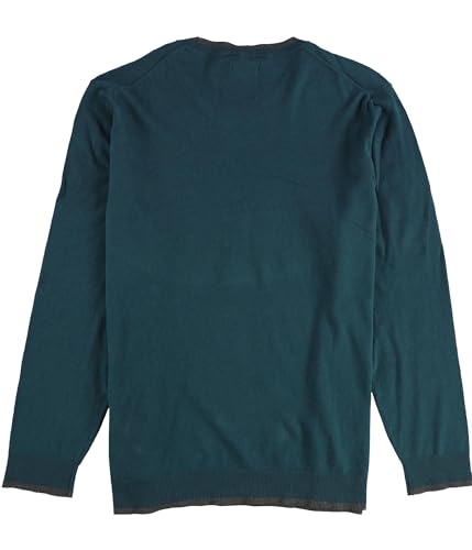 Alfani Mens Contrast Edge Pullover Sweater, Blue, XX-Large2