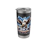 Dominion Eagle Sky Power Artwork Stainless Steel Insulated Tumbler
