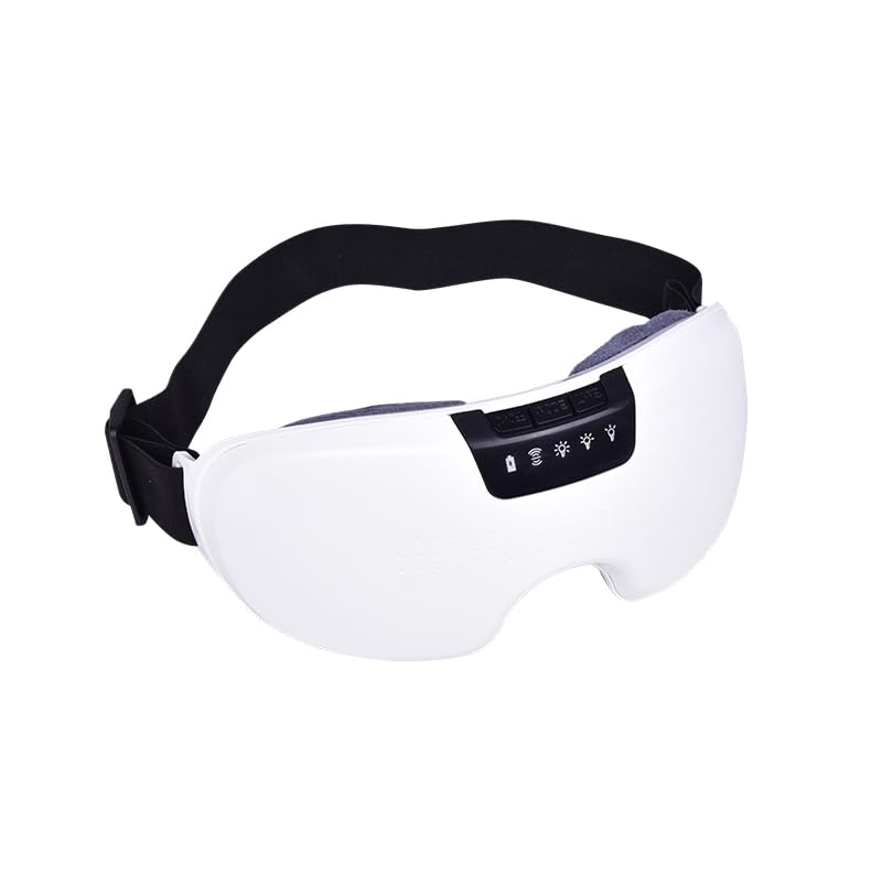 Masajeador de ojos térmico que alivia la fatiga con compresa caliente y diseño ergonómico